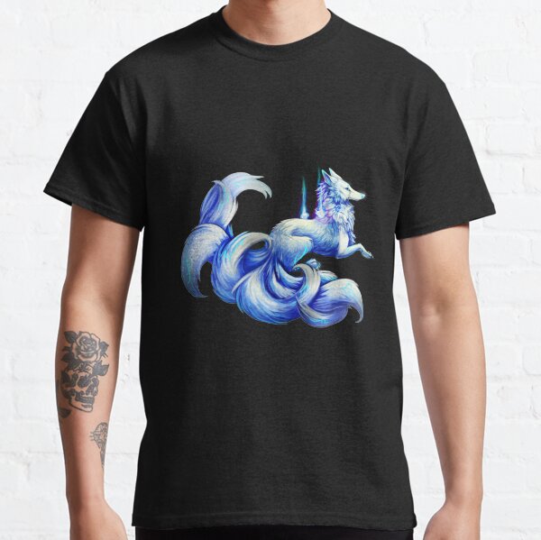 Blue Nine tailed fox Classic T-Shirt