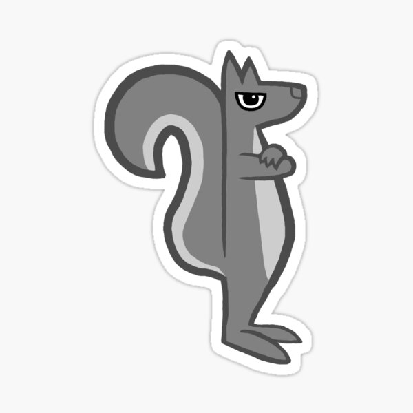 Irate Squirrel - Irate series Sticker