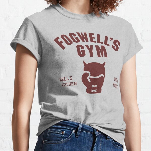 Vista previa del artículo con la obra «Gimnasio de Fogwell», diseñado y vendido por joeredbubble.