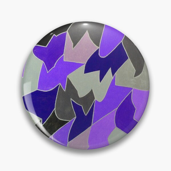 Item preview, Purple Abstract Art, Silver Abstract Art, Geometric Abstract, Fractal Art, Bold Colors designed and sold by Midsummer1942.