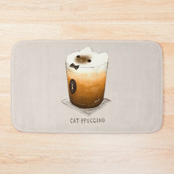 Item preview, Kawaii Cat-ppuccino designed and sold by HelloGloomy.