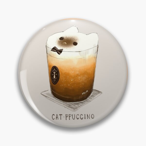 Item preview, Kawaii Cat-ppuccino designed and sold by HelloGloomy.