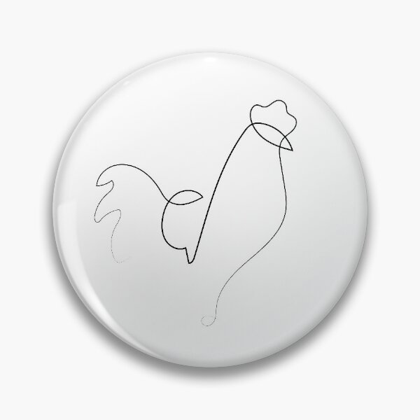 Item preview, Rooster | One Line Artist | Minimal Art | One Line Art | Minimalist designed and sold by One-Line-Artist.