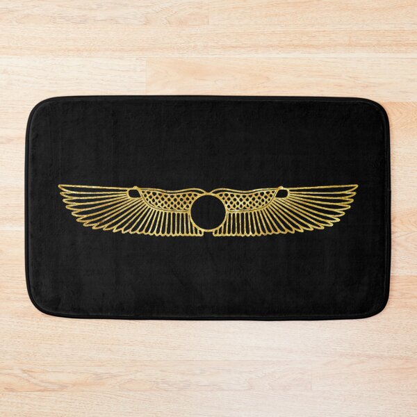 Item preview, Gold winged sundisc (2) (on black) designed and sold by DotorEaon.