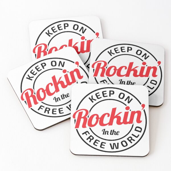 Item preview, Keep On Rockin In The Free World designed and sold by vonkhalifa15.