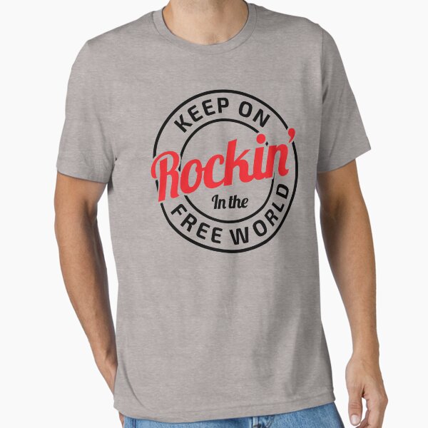Item preview, Keep On Rockin In The Free World designed and sold by vonkhalifa15.