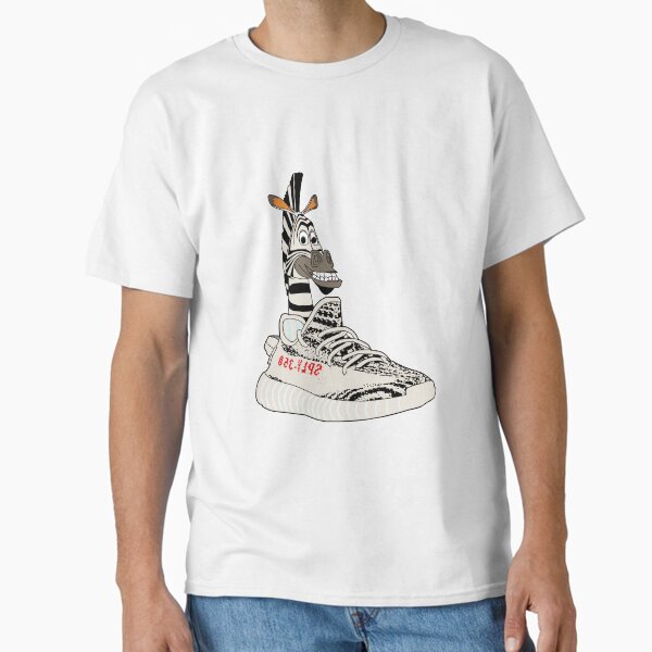 yeezy zebra tee