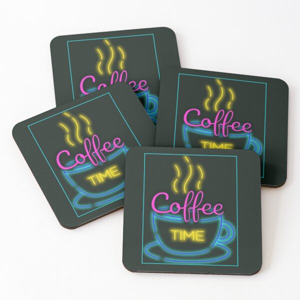 Aperçu de l'œuvre Coffee Time - Enseigne Néon créée et vendue par molamode.