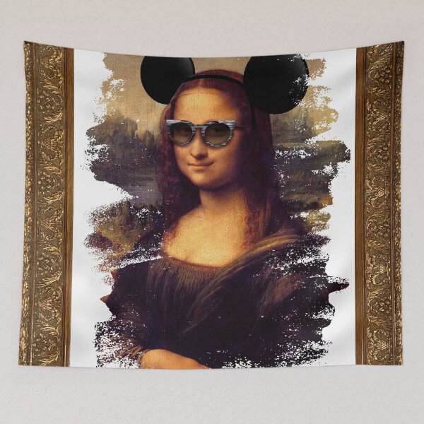 Item preview, Monalisa Intervention Artwork designed and sold by ThePortShop.