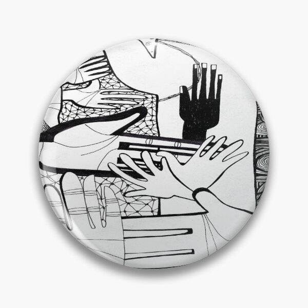 Item preview, Hands (pen and ink) designed and sold by Niness-Studio.