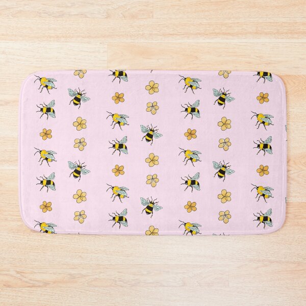 Item preview, Honey Bees and Yellow Flowers designed and sold by CatharticTick.