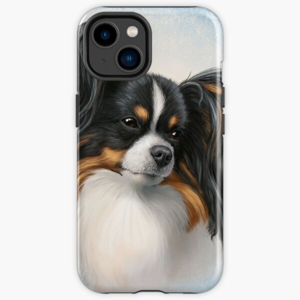 iPhone 12 mini Papillon Dog Owner the cartoon of a Papillon dog Case