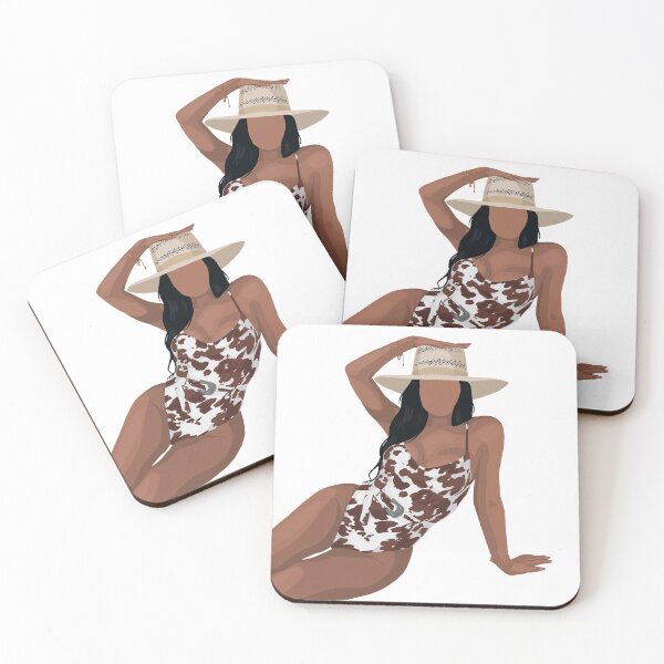 Item preview, Kylie Jenner in Cow Print  designed and sold by Devon  Ralston.
