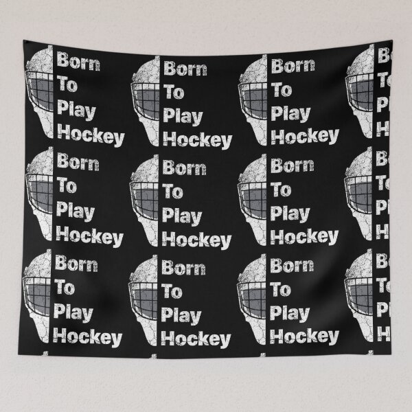 Item preview, Born to play hockey designed and sold by nadiahaq.
