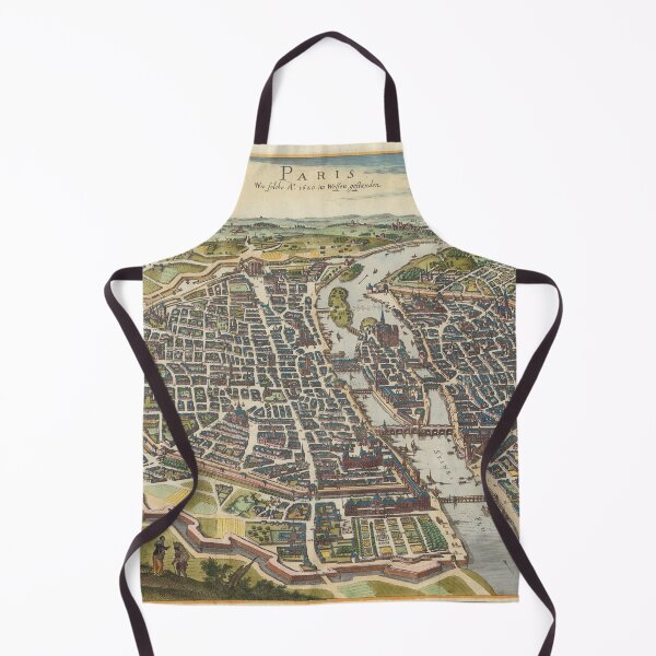 Item preview, 1655 Vintage Map of Paris designed and sold by Gin Neko.