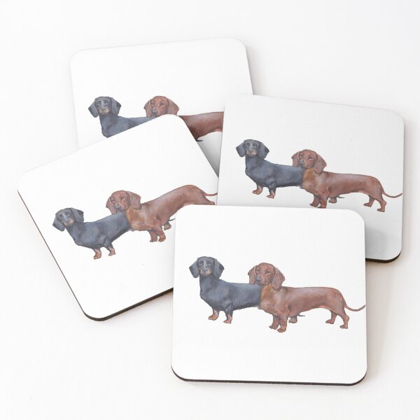 Item preview, Two Dachshunds designed and sold by Charlotte Yealey.