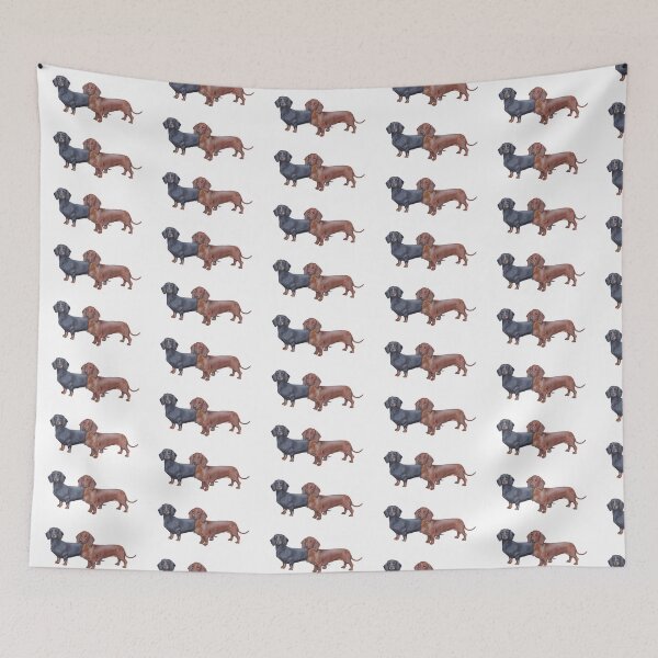 Item preview, Two Dachshunds designed and sold by Charlotte Yealey.