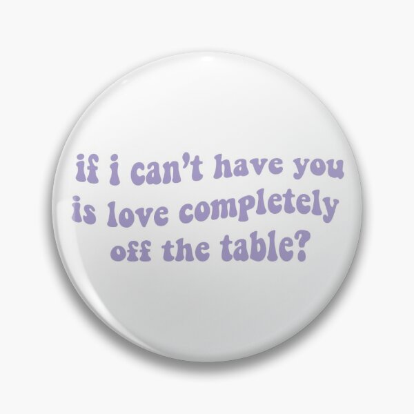 Item preview, off the table lyrics designed and sold by helenabello.