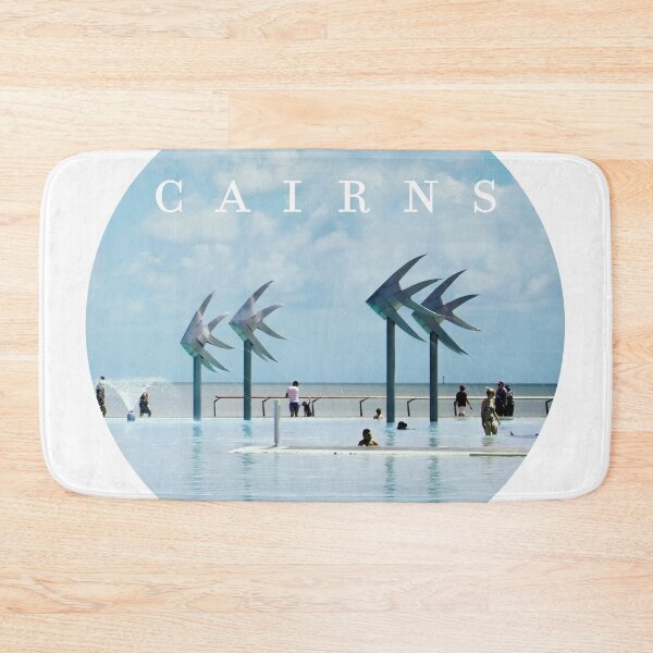 Item preview, Cairns Lagoon, Cairns, Queensland, Australia Round Sticker designed and sold by Ayarat Burke.