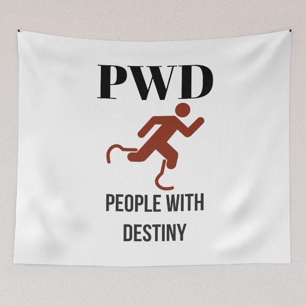 Item preview, People With Destiny,  athlete with disability, amputee athlete with prosthesis designed and sold by doctors-apparel.