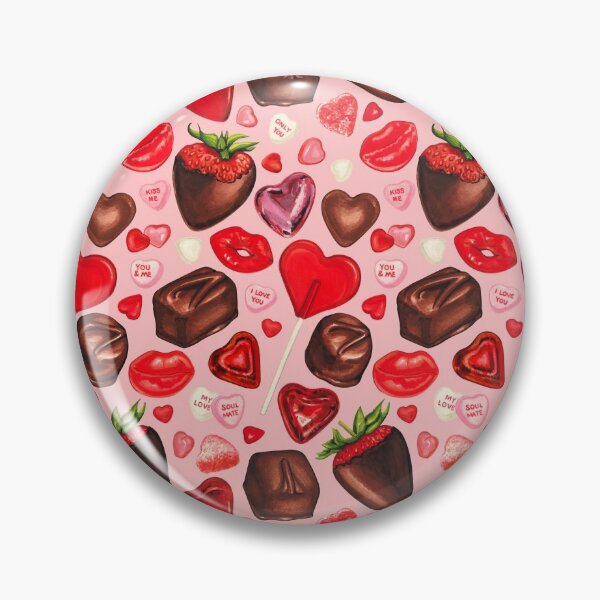 Item preview,  Valentine's Day Candy Pattern - Pink designed and sold by Kelly  Gilleran.