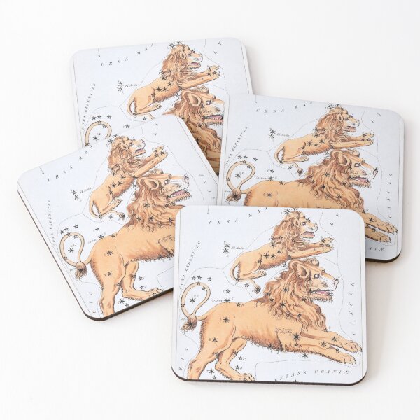 Item preview, Antique Constellation Map of Leo Major, Leo Minor designed and sold by VintageArchive.