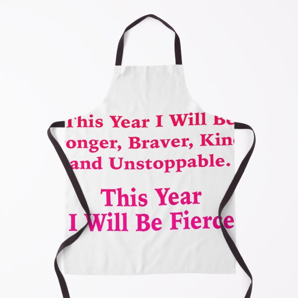 Item preview, This Year I will be Stronger, Braver, Kinder & Unstoppable -Pink type designed and sold by Linda Sholberg.