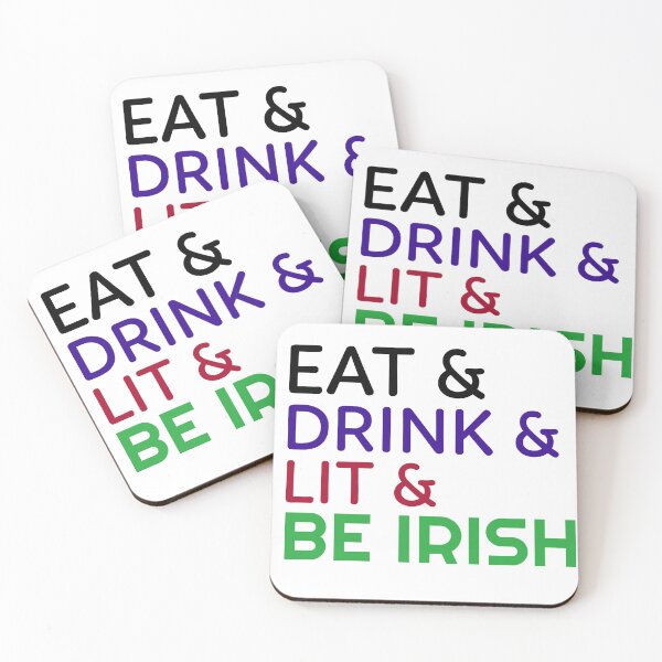 Item preview, Eat & Drink & Lit & Be Irish designed and sold by Wachi-A.