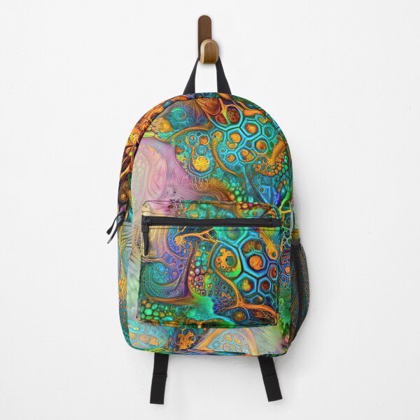Item preview, Deepdream floral fractalize space abstraction designed and sold by blackhalt.