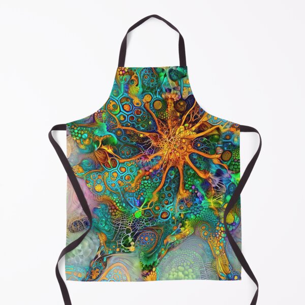 Item preview, Deepdream floral fractalize space abstraction designed and sold by blackhalt.