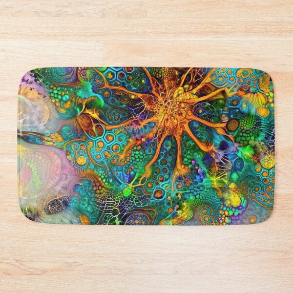 Item preview, Deepdream floral fractalize space abstraction designed and sold by blackhalt.