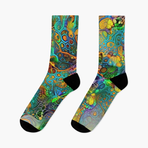 Item preview, Deepdream floral fractalize space abstraction designed and sold by blackhalt.