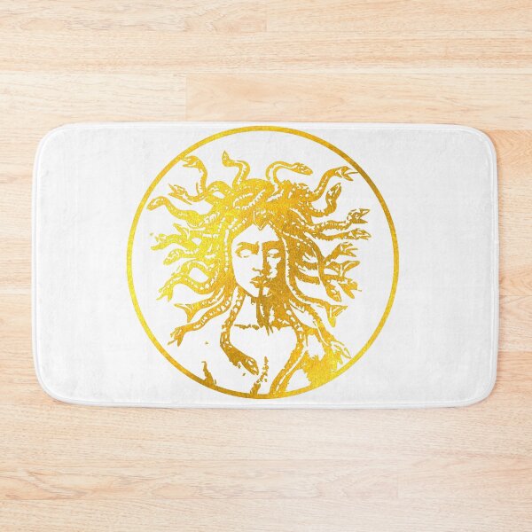 Gold Medusa Bath Mat