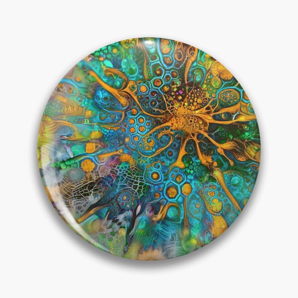 Item preview, Deepdream floral fractalize space abstraction designed and sold by blackhalt.