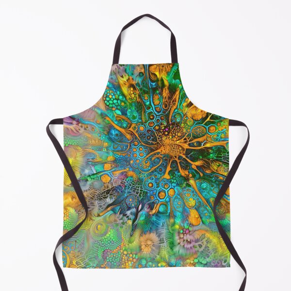 Item preview, Deepdream floral fractalize space abstraction designed and sold by blackhalt.