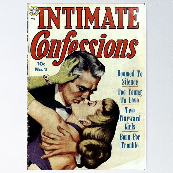 Item preview, Intimate Confessions Retro Comic designed and sold by LittleIconShop.