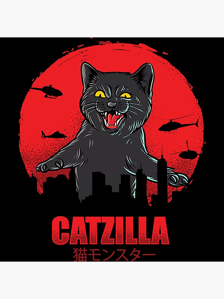 Discover Catzilla Premium Matte Vertical Poster