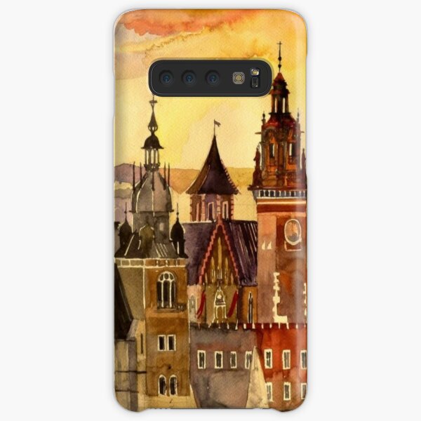 Polish artist Maja Wronska brings back watercolor sketches from her travels - Architecture Paintings Samsung Galaxy Snap Case