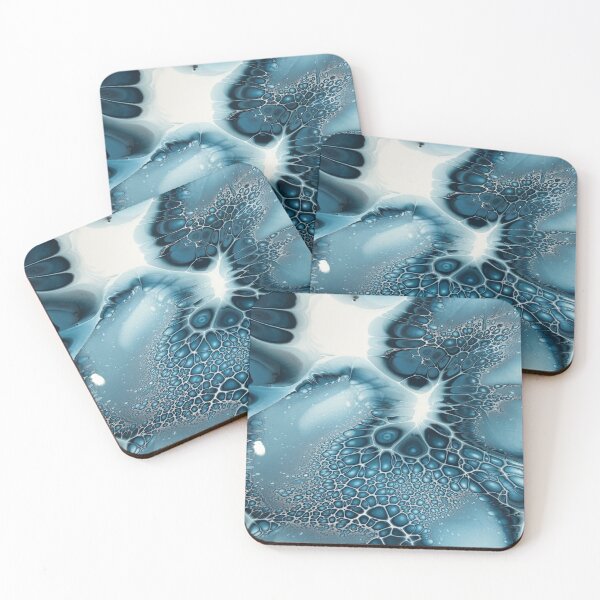 Item preview, Calming Blue Pool - Fluid Art Pour designed and sold by Rachel Pile.