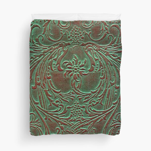 Antique Leather, Vintage Duvet Cover