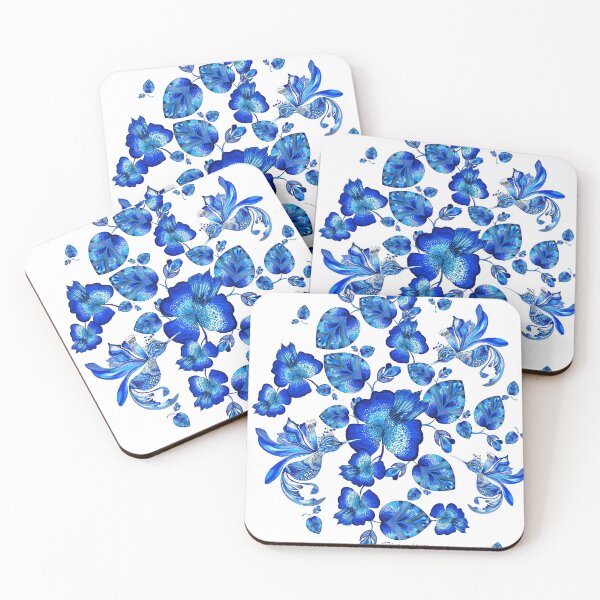 Item preview, Hummingbird and Blue Flowers designed and sold by TIENDA PARA LA PAZ.