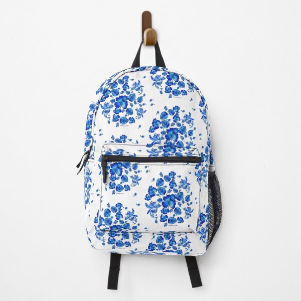 Item preview, Hummingbird and Blue Flowers designed and sold by TIENDA PARA LA PAZ.