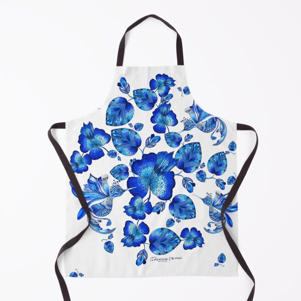 Item preview, Hummingbird and Blue Flowers designed and sold by TIENDA PARA LA PAZ.