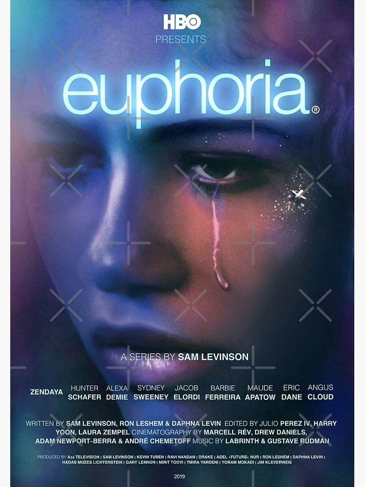 euphoria ユーフォリア　ポスター 2枚 Free Same Day Shipping EUPHORIA Season 2 Zendaya (B