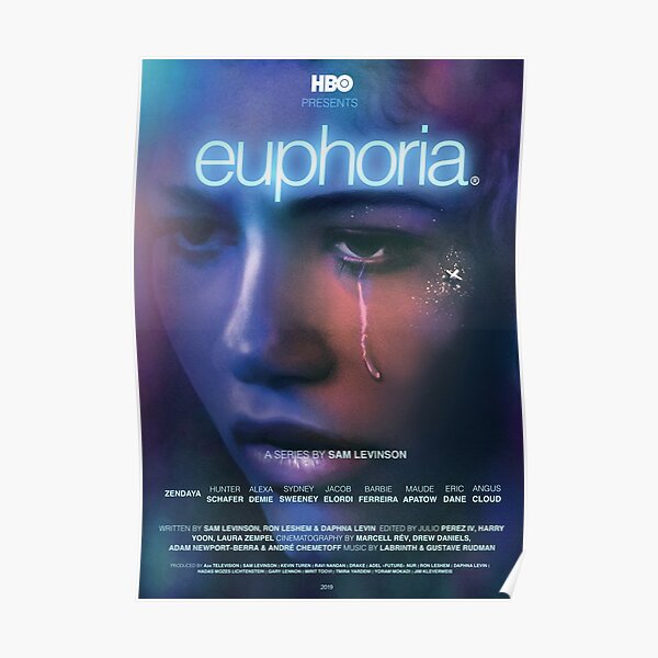 Euphoria Zendaya Poster