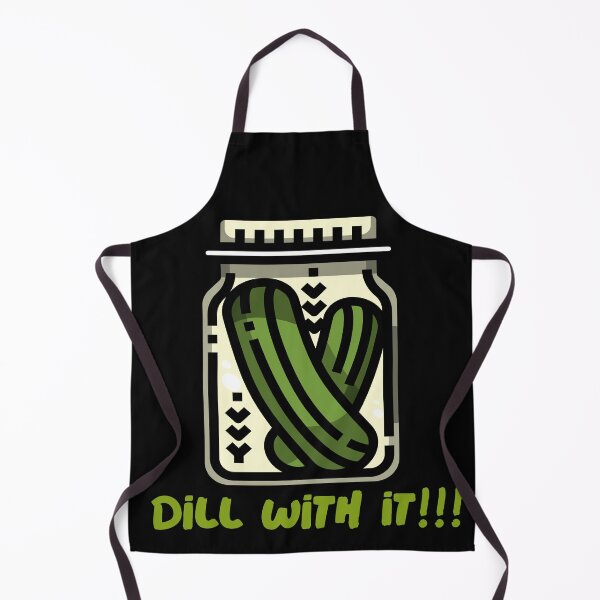 Item preview, Dill With It Pickle Pun Humorous designed and sold by YueHeng Creates ⭐⭐⭐⭐⭐.
