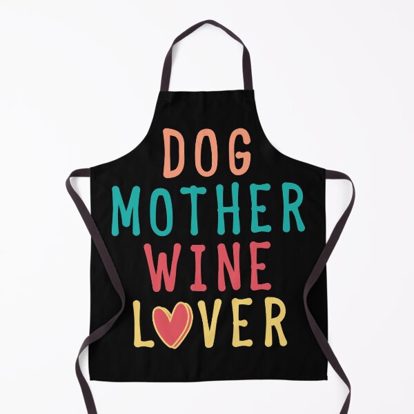 Item preview, Vintage Dog Mother Wine Lover designed and sold by taby2you.