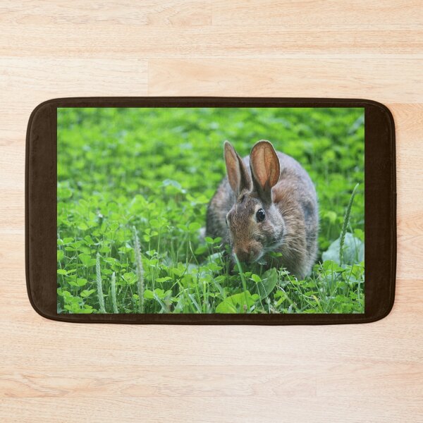 Item preview, Bunny Eating Clover designed and sold by LisaNaturePhoto.