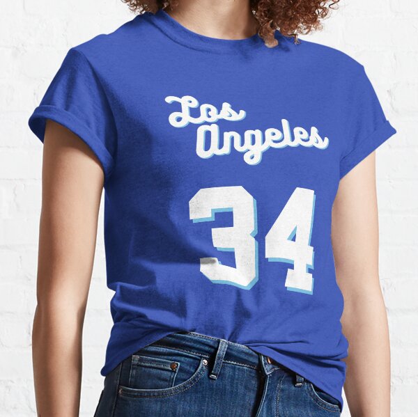 Item preview, Los Angeles 2021 Baby Blue Jersey | Shaq N0. 34 Showtime designed and sold by Desznr.