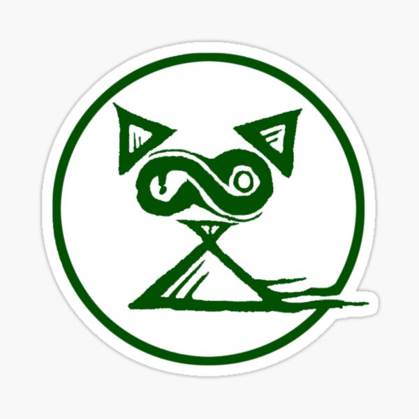Green Koshka Logo Sticker